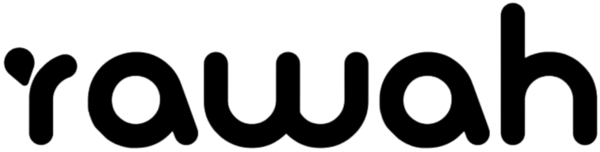 Rawah's  black logo